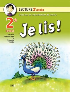 Front cover_Je lis! : cahier de lecture, 2e cycle, 3e année : exercices de compréhension de lecture