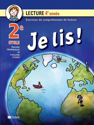 Couverture_Je lis! : cahier de lecture, 2e cycle, 4e année : exercices de compréhension de lecture