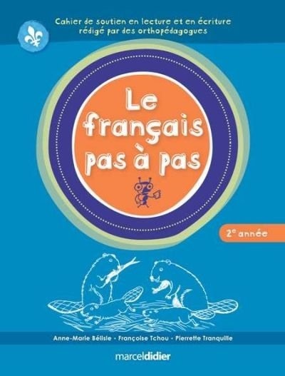 Front cover_Le français pas à pas, 2e année