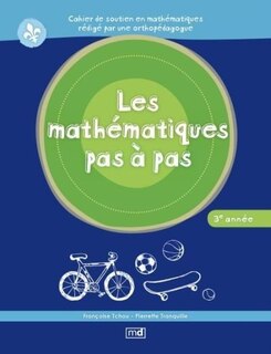 Couverture_Les mathématiques pas à pas, 3e année