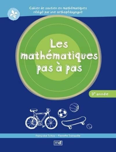 Couverture_Les mathématiques pas à pas, 3e année