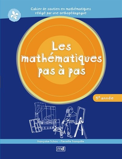 Front cover_Les mathématiques pas à pas, 5e année