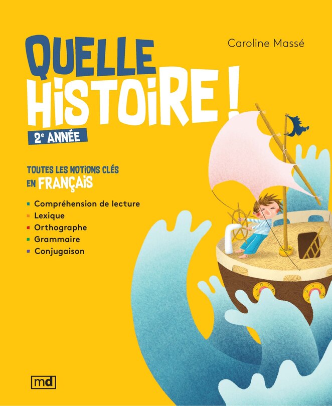 Front cover_Quelle histoire ! 2e année