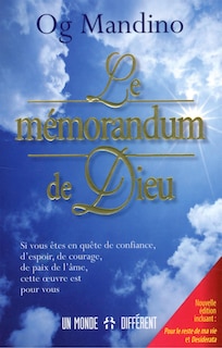Front cover_Le mémorandum de Dieu