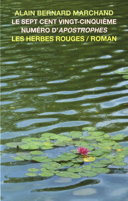 Couverture_Sept cent vingt-cinq. numéro Apostrophes