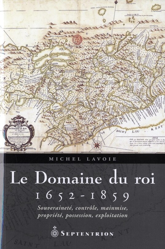 Front cover_Le Domaine du roi, 1652-1859