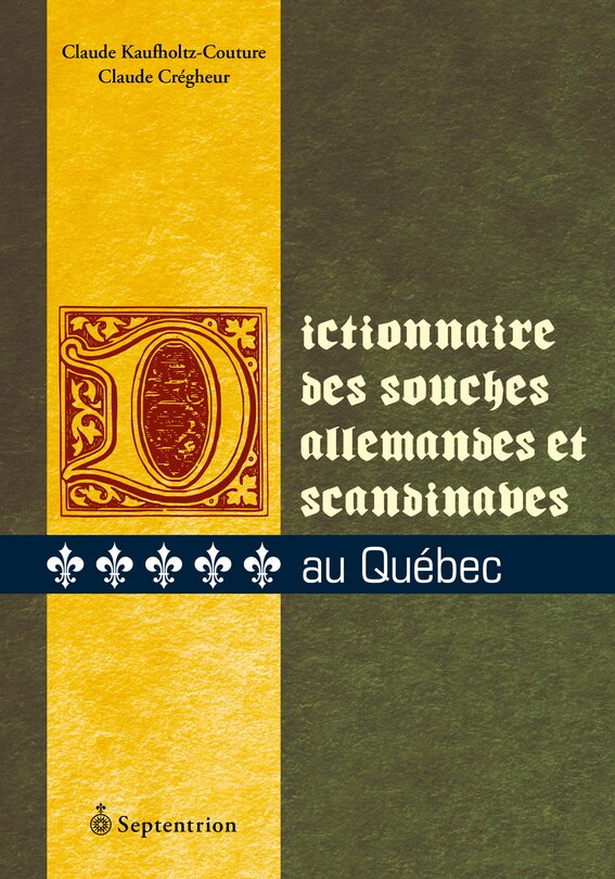 Dict. souches allemandes & scand. Québec