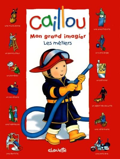 Couverture_Caillou: Les métiers