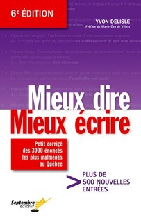 Front cover_Mieux dire, mieux écrire