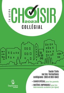 Couverture_Guide Choisir - Collégial 2023
