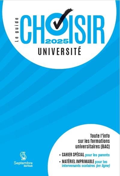 Front cover_GUIDE CHOISIR UNIVERSITÉ 2025