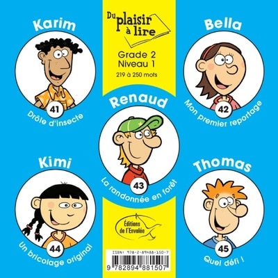 Front cover_Du plaisir à lire - Série A. Grade 2, niveau 1