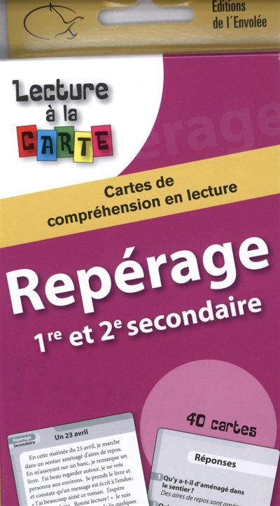 Front cover_Repérage, 1re et 2e secondaire