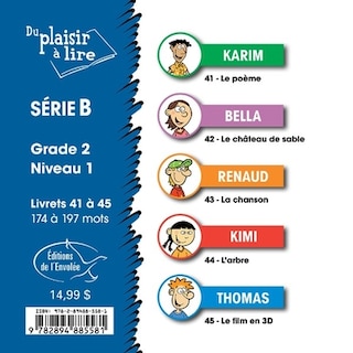 Front cover_Du plaisir à lire - Série B. Grade 2, niveau 1