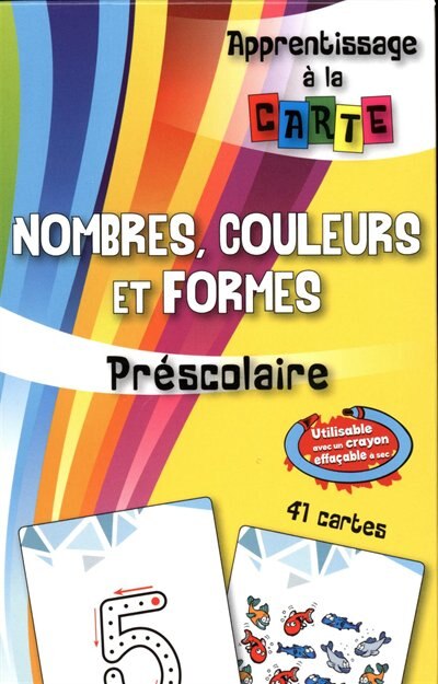 Nombres, couleurs et formes - Préscolaire