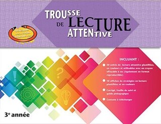 Front cover_Trousse de lecture attentive, 3e année