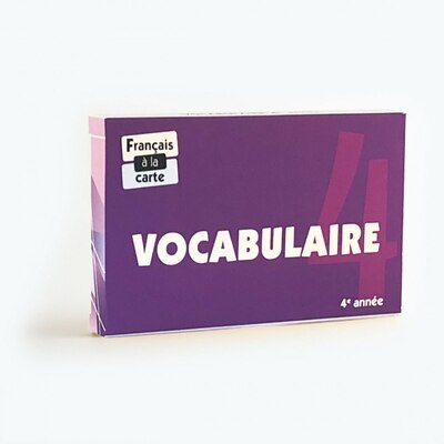 Front cover_Vocabulaire, 4e année