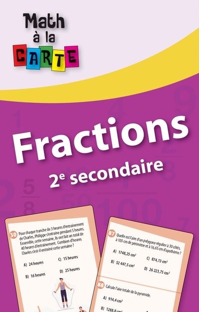 Front cover_Fractions, 2e secondaire
