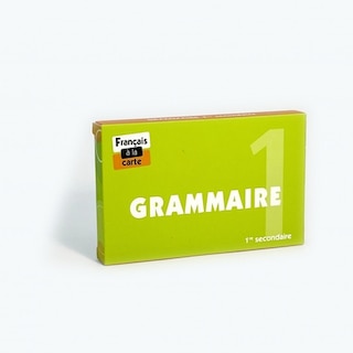 Couverture_Grammaire 1 : 1re secondaire
