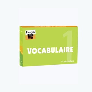 Couverture_Vocabulaire 1 : 1re secondaire