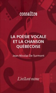 Couverture_La poésie vocale et la chanson québécoise