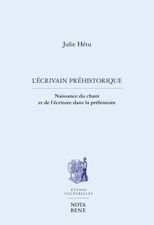 Front cover_L' écrivain préhistorique