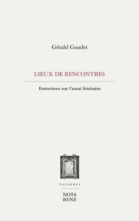 Front cover_Lieux de rencontres