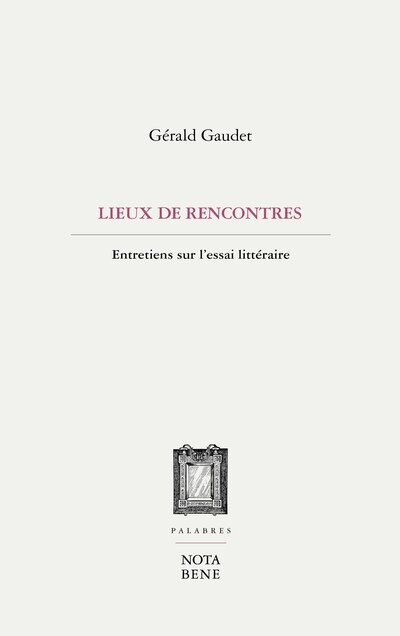 Front cover_Lieux de rencontres