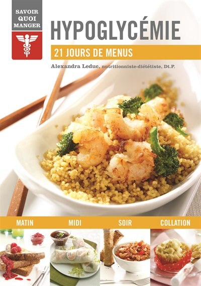 Front cover_Hypoglycémie : 21 jours de menus