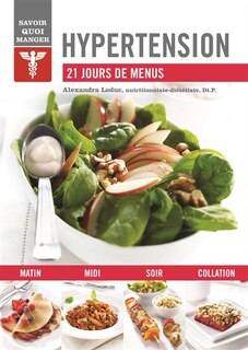 Front cover_Hypertension : 21 jours de menus