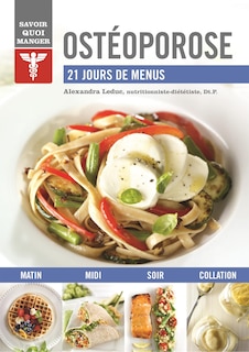 Front cover_Ostéoporose : 21 jours de menus