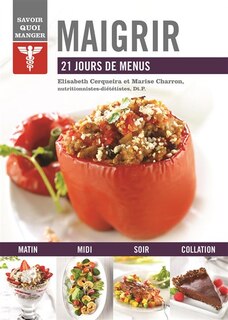 Front cover_Maigrir : 21 jours de menus
