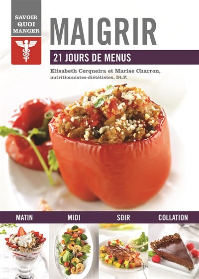 Front cover_Maigrir : 21 jours de menus
