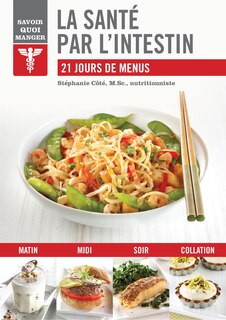Front cover_La santé par l'intestin : 21 jours de menus
