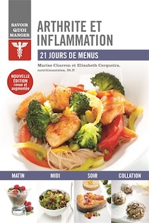 Front cover_Arthrite et inflammation n ed 21 jours de menus
