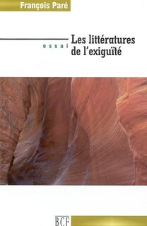 Front cover_Littératures de l'exiguïté
