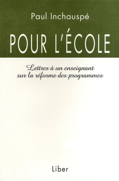 Couverture_Pour l'école