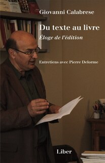 Front cover_Du texte au livre. Éloge de l'édition