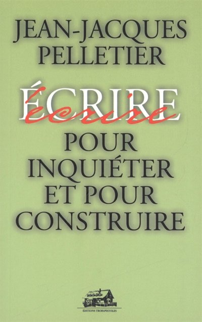 Front cover_Pour inquiéter et pour construire