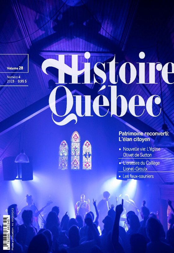 Front cover_Histoire Québec, v, 28, no 04