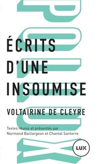 Front cover_Écrits d'une insoumise