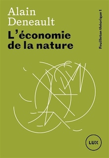 Front cover_L' économie de la nature