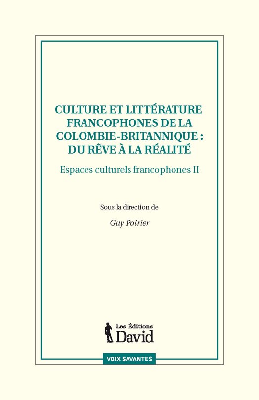 Littérature et culture francophones de Colombie-Britannique