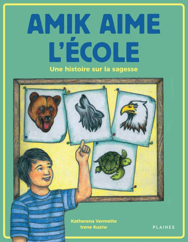 Couverture_Amik aime l'école : une histoire sur la sagesse