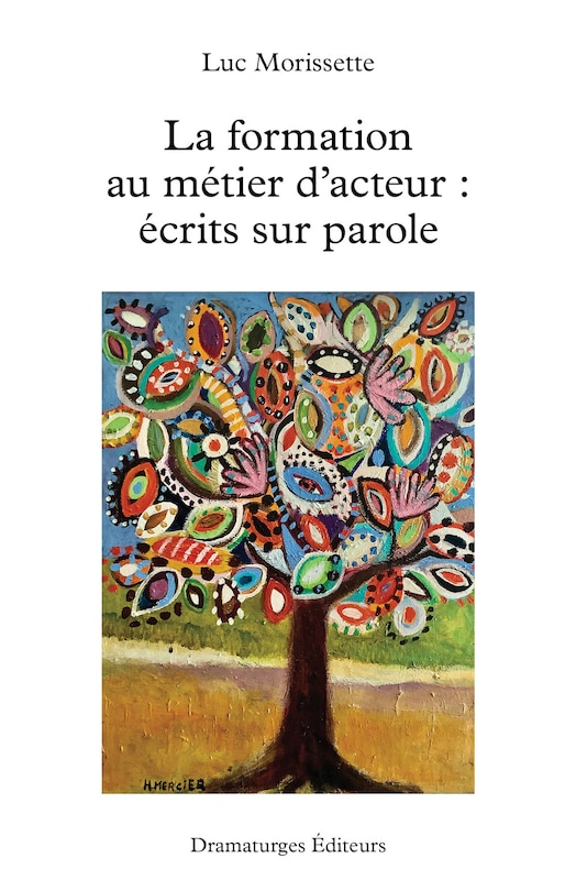 Front cover_La formation au métier d'acteur