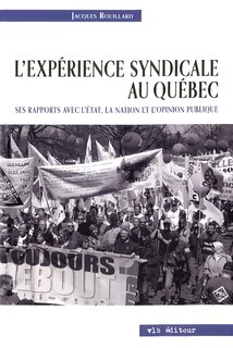 Couverture_L' expérience syndicale au Québec
