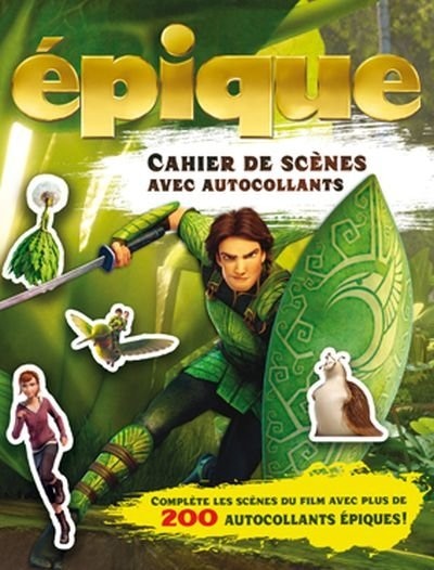 Front cover_Épique - Cahier de scènes avec autocollants