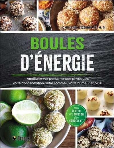 Front cover_Boules d'énergie : améliorez vos performances physiques, votre concentration, votre sommeil, votre humeur et plus!