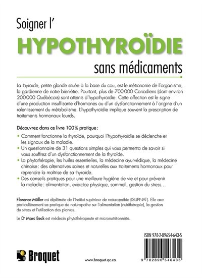 Front cover_SOIGNER L'HYPOTHYROÏDIE SANS MÉDICAMENTS