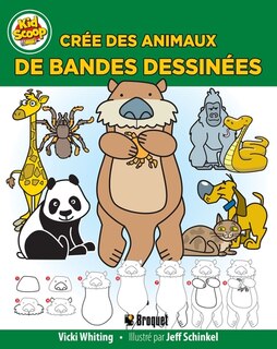 Front cover_Crée des animaux de bandes dessinées